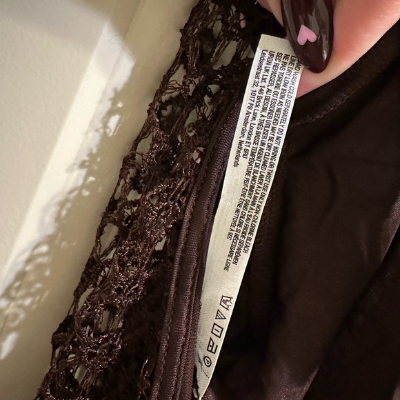 Free People Smoke and Mirrors Bodysuit Lace Overlay Size XS NWOT - Picture 7 of 7